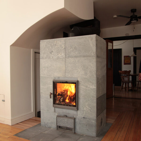 Foyer de masse Tulikivi - Projet Joseph Piuze - 1